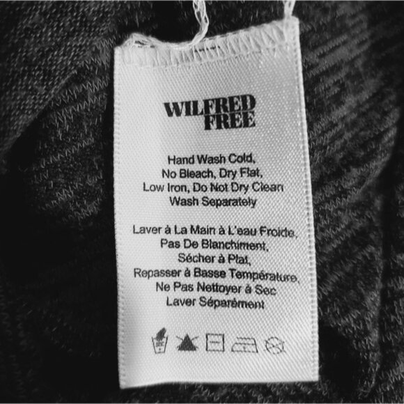 ARITZIA WILFRED FREE "ROSA" Flowy Blue Heathered Jersey Knit Tank Dress - Picture 10 of 12